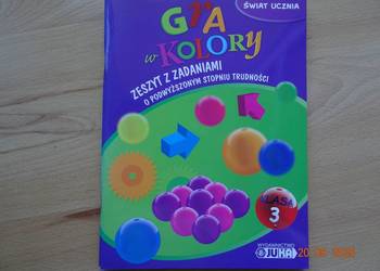 Gra w kolory. Zeszyt z zadaniami o podwyższonym stopniu trudności.