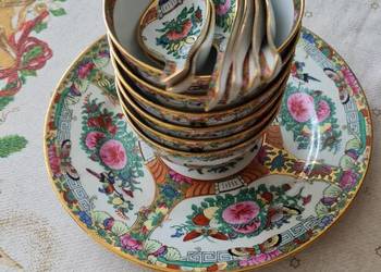 Chiński porcelanowy zestaw do zupy