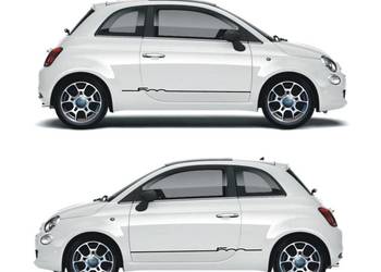 Fiat 500 Abarth Naklejki Pasy boczne Tuning NR 4