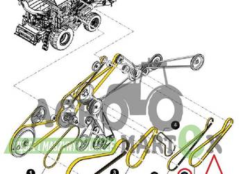 84175582, 84057914, 833865M1, Z61858 PAS PRZEKŁADNIOWY CNH