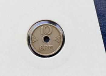 Stare monety 10 ore 1924 Norwegia