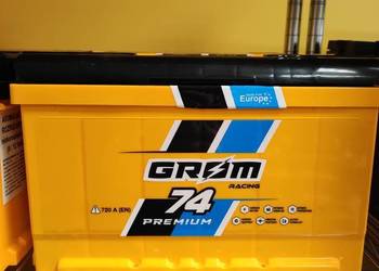 Akumulator Grom Racing 74Ah 720A NISKI ŁÓDŹ BRZEZIŃSKA 18