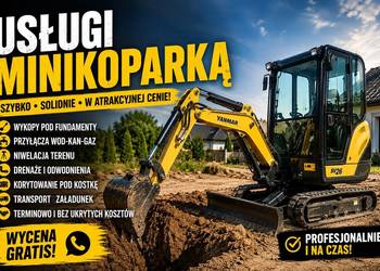 Usługi minikoparką