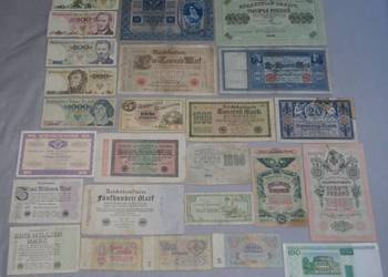Zestaw banknotów różnych - 25szt.