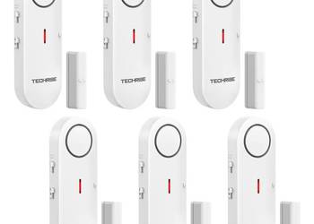 Zestaw 6x Alarm do Drzwi i Okien TECHRISE | 100dB | 2 Tryby