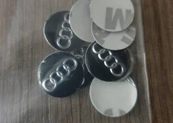 Nowa Naklejka Naklejki na kluczyk Pilot Audi 14mm 1szt Aluminium