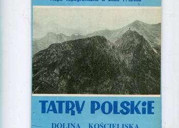 Tatry Polskie Dolina Kościeliska Mapa topograficzna