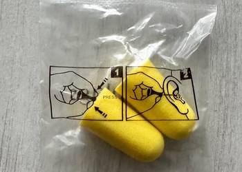 Zatyczki do uszu stopery kolory WYSOKA JAKOŚĆ żółte