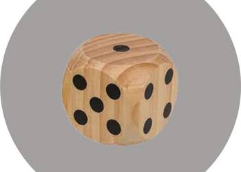Kostka do gry (maty) 6x6cm - akcesoria od Strefy Gier