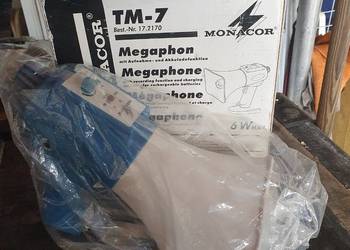 Megafon TM-7 z Nagrywaniem informacji 18 sec. Megafon TM-7 z Nagrywaniem informacji 18 sec.