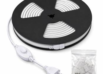 Taśma LED 5m 220V 320 LED/m 13W/m Zimna Biała IP67