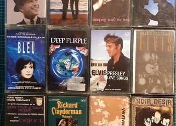 Kasety magnetofonowe oryginały ,zestaw 12 szt.