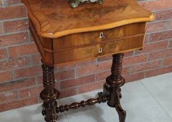 Piękny stolik niciak Ludwik Filip antyk
