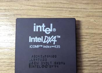 Procesor Intel 486DX4-100 iComp Index=435