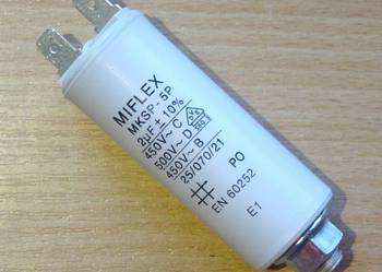 Kondensator rozruchowy 2,0µF MKSP-5 Miflex