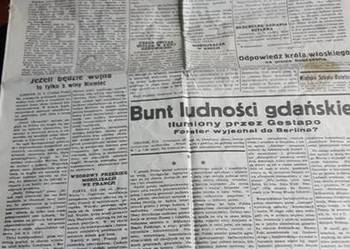 GRATIS Wieczór Kurier 1.09.1939rWieczór Warszawski 31.08.1939 Rok