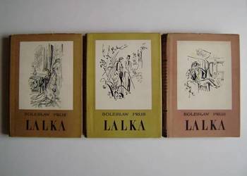 Bolesław Prus LALKA komplet 3 tomy 1963 ilustracje Uniechowski Frysztak