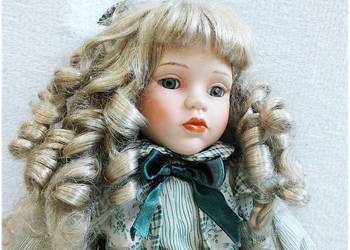 Porcelanowa stara Lalka wys.52cm Kolekcjonerska Lalka z lat 70'