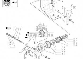 New Holland T6010 T6070 Koło zębate z22 87373866