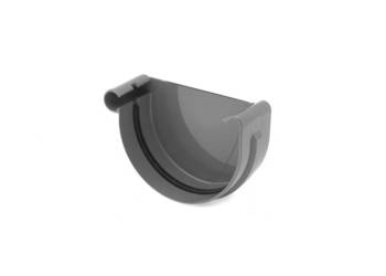 Bryza PVC Denko lewe 75 mm grafitowe