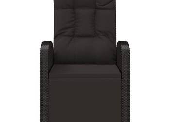 vidaXL Rozkładany fotel ogrodowy z poduszkami(SKU:319546)