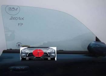 NISSAN 200SX S14 SZYBA BOCZNA DRZWI PRZÓD PRAWA #