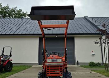 GLOBAL, mini traktorek Kubota L1-185D z ładowaczem, nie Yanmar, Mitsubishi