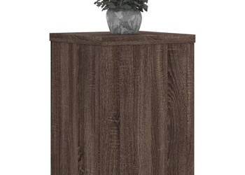 Podstawki pod doniczki 2 szt. brązowy dąb 20x20x30 cm WM-852903