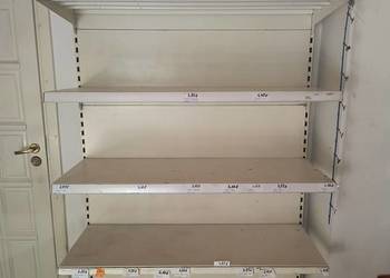 Regał magazynowy - sklepowy, metalowy, gondolowy 125cm