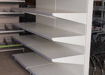 Regały Półkowe Metalowe Magazynowe Półki 65cm