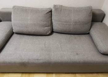 Kanapa rozkładana szara