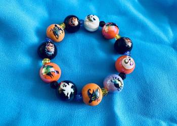 nowa unikatowa bransoletka motyw Halloween nowa unikatowa bransoletka motyw Halloween
