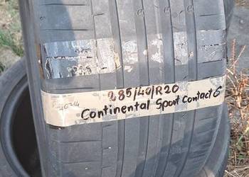 285 40 R20 Continental Contact 6 2 szt lato PROMOCJA