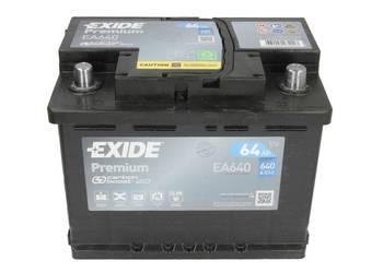 Akumulator 64Ah 640A Exide Premium EA640 EN PRAWY PLUS