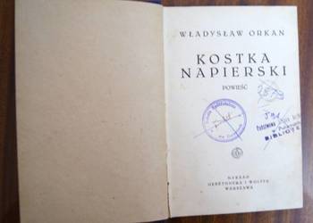 Władysław Orkan - Kostka Napierski - 1938