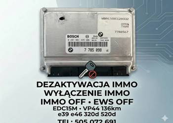 Usuwanie Immo EWS | BMW E46 E39 2.0d 136KM | VP44 EDC15M sterownik