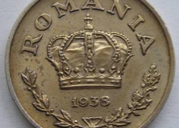 RUMUNIA 1 LEU 1938 - KUKURYDZA - STAN 2