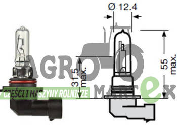 87316352, 87106291, 84429836, 32.61778, 10143990 ŻARÓWKA 65W 12V CNH