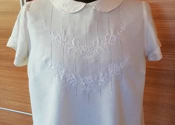 jedwabna bluzka z lat 40 - vintage