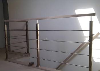 Balustrada Barierka ze Stali Nierdzewnej Przekrój Kwadratowy - Kompletna B…