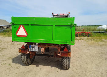 Przyczepa wywrotka AUTOSAN D-45, ładowność 3500 kg, nowe opony, zarejestro…