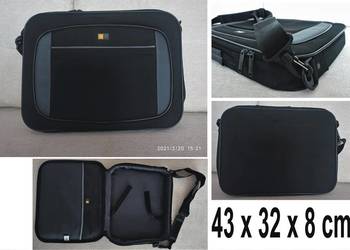 Czarna torba na laptp Case Logic 43 x 32 x 8 cm