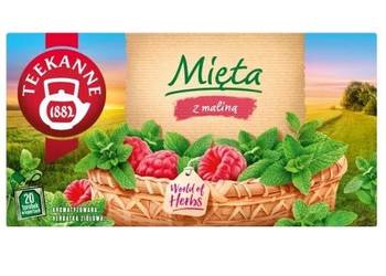 Herbata ziołowa Teekanne mięta malina , mięta cytryna , melisa cytryna 20t.