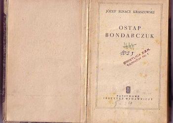 (3323) OSTAP BONDARCZUK - JÓZEF IGNACY KRASZEWSKI