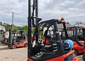 Wózek widłowy Linde H18 LPG wolny skok masztu