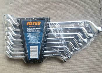 Zestaw kluczy oczkowych giętych kopytkowych 16 rozmiarów Nowe