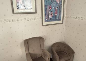 Ekskluzywny komplet mebli dziecięcych Quax 2 fotele i skrzynia z siedziskie