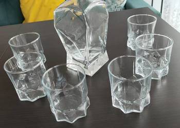 Karafka do whisky 750 ml + 6 szt. szklanek