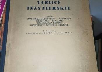 Tablice inżynierskie konstrukcje drewniane książki księgarnia antykwariat Tablice inżynierskie konstrukcje drewniane książki księgarnia antykwariat