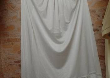 (5XL/6XL) Ekskluzywna, biała półhalka pod spódnicę z Londynu, halka